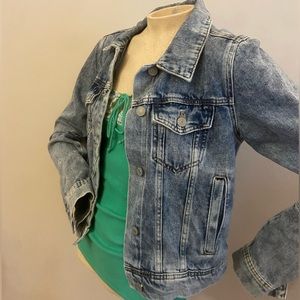 Free People Rumors Denim Jacket - light wash XS